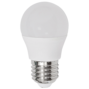 Lámpara LED esférica E27 6W 3000ºK