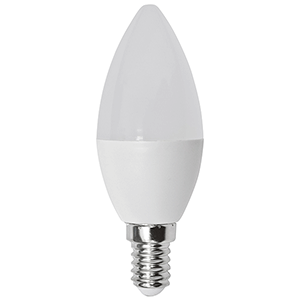 Lámpara LED vela E14 8W 3000ºK