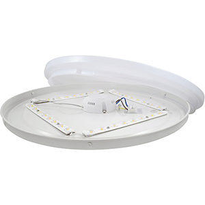 Aplique redondo LED Ø300X60mm 32W 6000ºK.Md Leticia Blanco