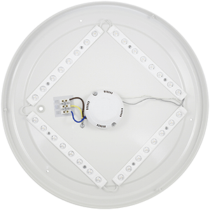 Aplique Redondo LED Ø345X60mm 18W  6000ºK MD.Virtudes Bl.