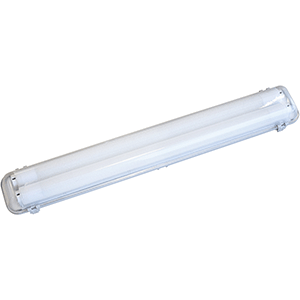 Pantalla estanca LED C/tubo 2X18W  6000ºK 1 punta