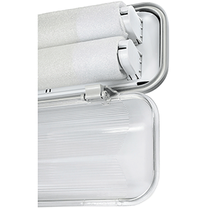 Pantalla estanca LED c/tubo 2X24W 6000ºK  1  punta