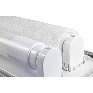 Pantalla estanca LED c/tubo 2X24W 6000ºK  1  punta