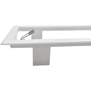 Marco para empotrar la serie LED de emergencia 278x115x36mm