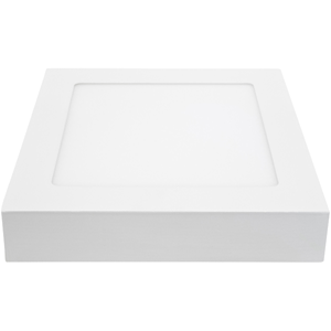 Panel de superficie LED cuadrado 12W 6400ºK, blanco