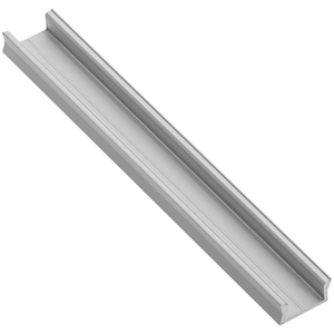 Perfil plano para tira LED Superficie 2m