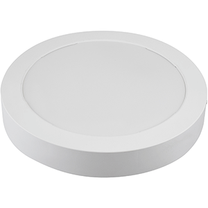 Panel LED redondo de superficie en PP 24W 6000ºK
