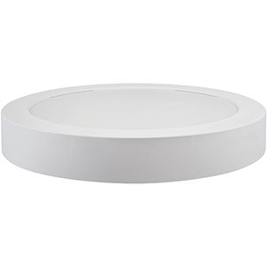 Panel LED redondo de superficie en PP 24W 6000ºK