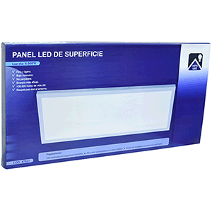 Panel rectangular de superficie LED 36W 6000K
