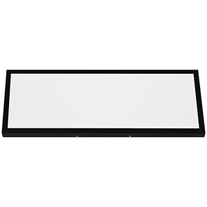 Panel rectangular SUP..30X60 LED 36W  6000ºK Negro