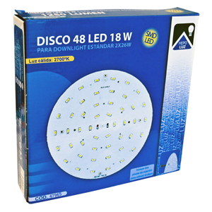 Disco LED 18W 2700K 180mm
