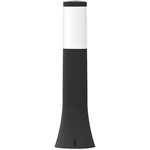 Farol policarbonato pie 54cm negro