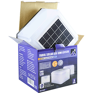 Farol solar LED de sobremuro, 3CCT