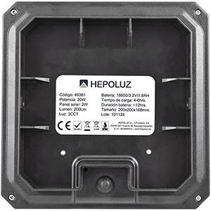 Farol solar de sobremuro, 3CCT
