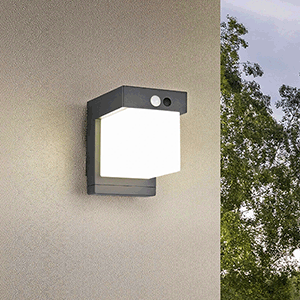 Aplique LED solar híbrido 15W, modelo FUTURE I