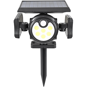 Aplique pica solar LED con sensor 3 focos