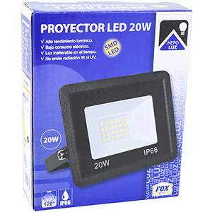 Proyector SMD LED 20W 3000ºK Md. Fox