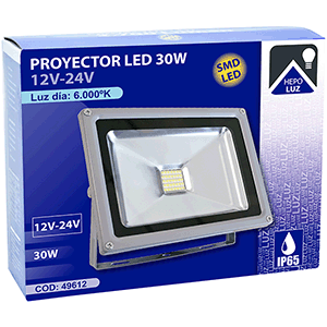 Proyector SMD LED 12V/24V 30W IP65.