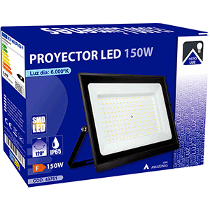 Proyector LED SMD 150W 6000ºK negro