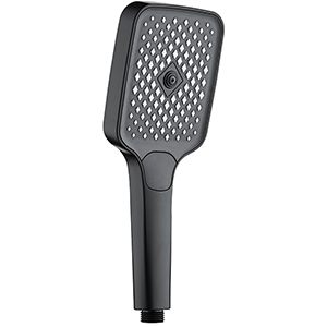 Mango de ducha 3 funciones, color negro