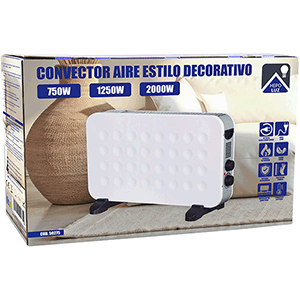 Convector de aire decorativo 2000W