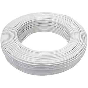 Manguera flexible de PVC plana 3x1mm² 100m blanca