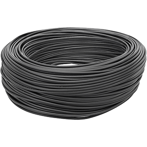 Hilo unipolar flexible aislado PVC 1.5mm² 200m negro 