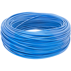 Hilo unipolar flexible aislado PVC 4mm² 100m azul