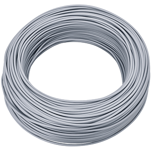 Unipolar flexible aislado PVC sin halógenos 4mm² 100m gris