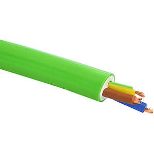 Manguera RZ1-K libre halógenos 0.6/1kV 3x1.5mm² 100m verde