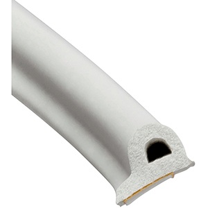 Burlete adhesivo en goma EPDM 6m blanco