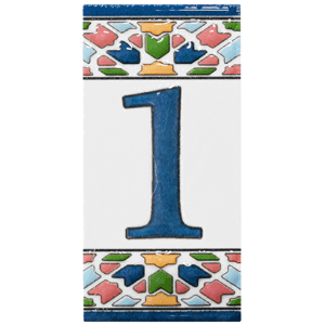 Número de cerámica 1 mod. Gaudí