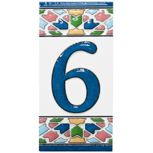 Número de cerámica 6 mod. Gaudí