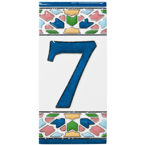 Número de cerámica 7 mod. Gaudí