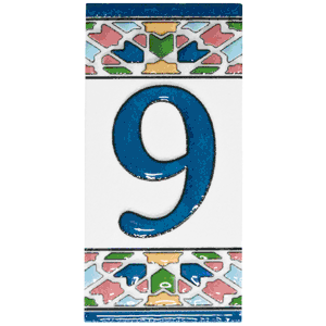 Número de cerámica 9 mod. Gaudí