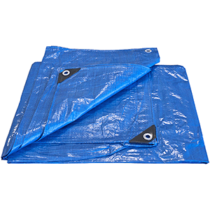 Toldo impermeable reforzado 5x7m azul