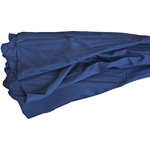 Parasol con volante 3m con manivela azul