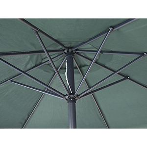 Sombrilla parasol verde 3m con volante