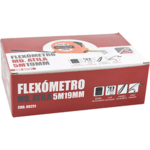 Flexómetro ATILA 5mx19mm