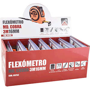 Flexómetro COBRA 5mx19mm