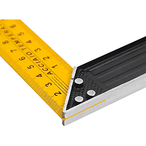 Escuadra de acero con mango de aluminio 300mm