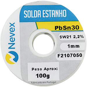 Rollo sn30pb70 (sw21) 100g 1mm