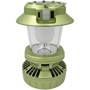 Linterna farol cámping con ventilador 