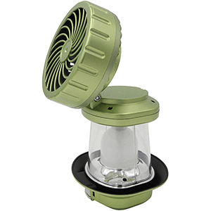 Linterna farol cámping con ventilador 