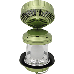 Linterna farol cámping con ventilador 