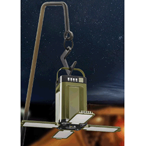 Linterna solar LED para cámping plegable