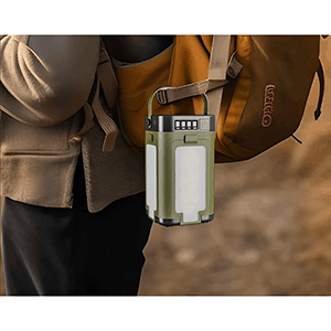 Linterna solar LED para cámping plegable