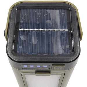 Linterna solar LED para cámping plegable