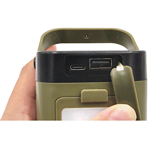 Linterna solar LED para cámping plegable