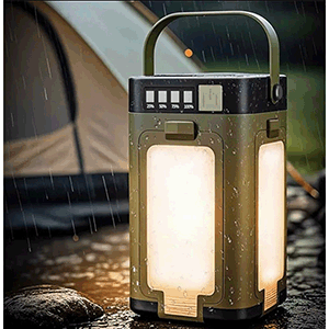 Linterna solar LED para cámping plegable